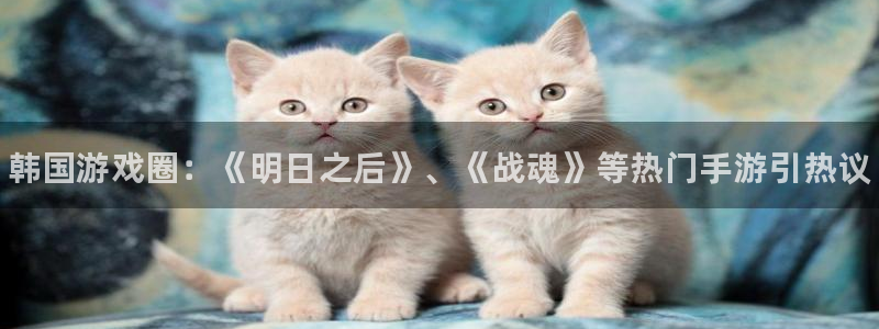 蓝冠娱乐平台登录：韩国游戏圈：《明日之后》、《战魂》等热门手